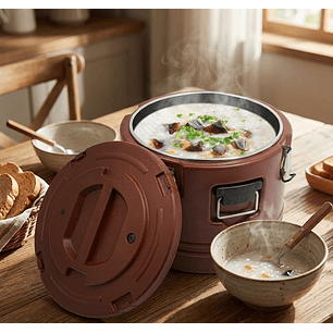 Contenedor De Polietileno Isotérmico  Para Almacenar Y Transportar Sopa 30 L