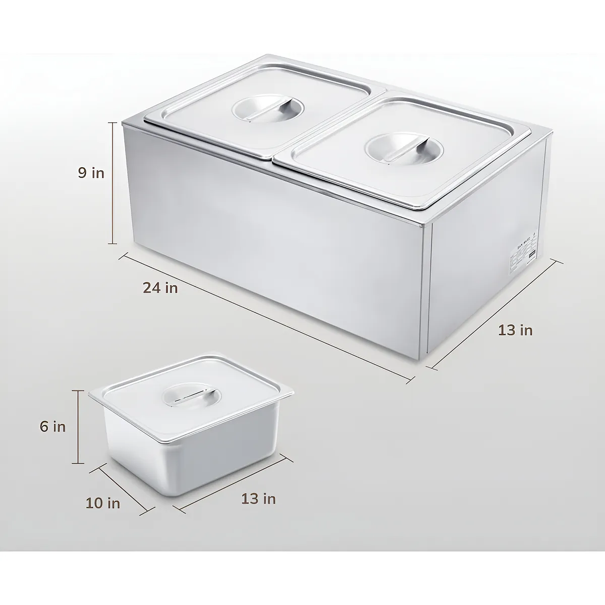 Baño De María Samovar Eléctrico Calentador Acero 20 Litros 5