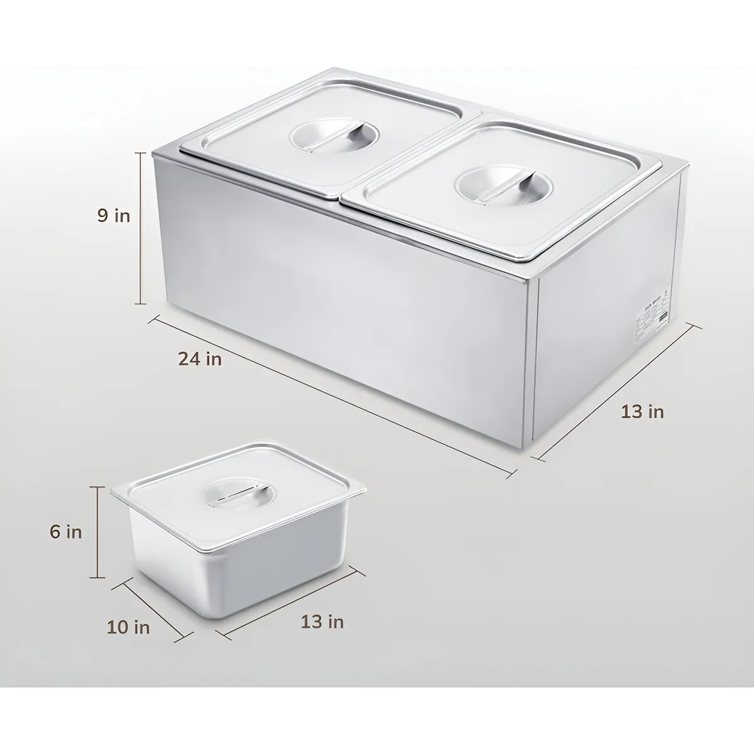 Baño De María Samovar Eléctrico Calentador Acero 20 Litros 5