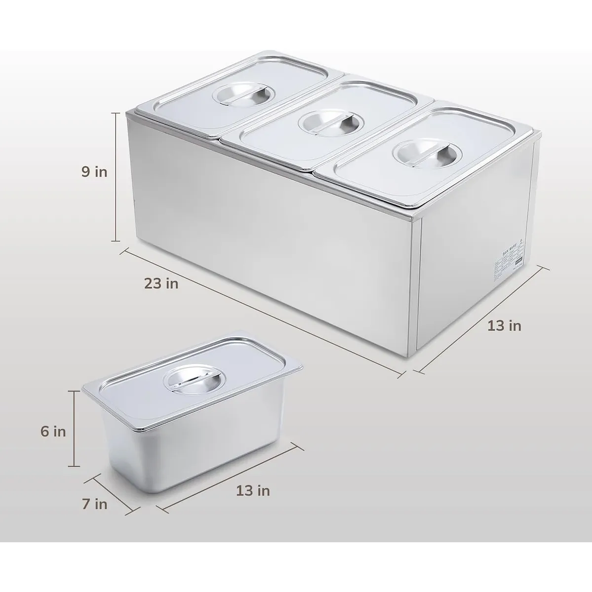 Baño De María Samovar Eléctrico Calentador Acero 20 Litros 8