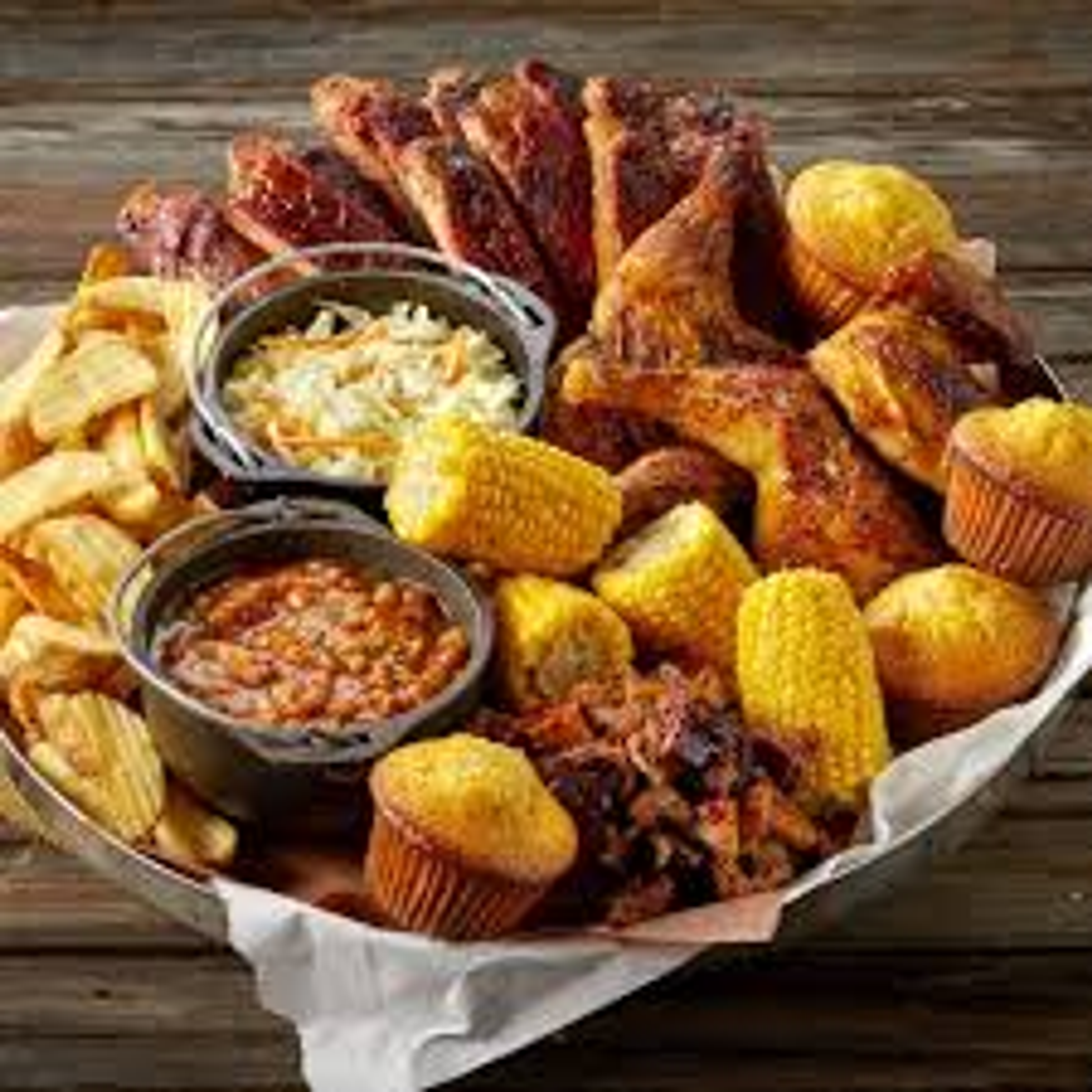 Bandeja Grande Redonda De Aluminio (50 cm) Servicio De Alimentos Compartir Familiar 1