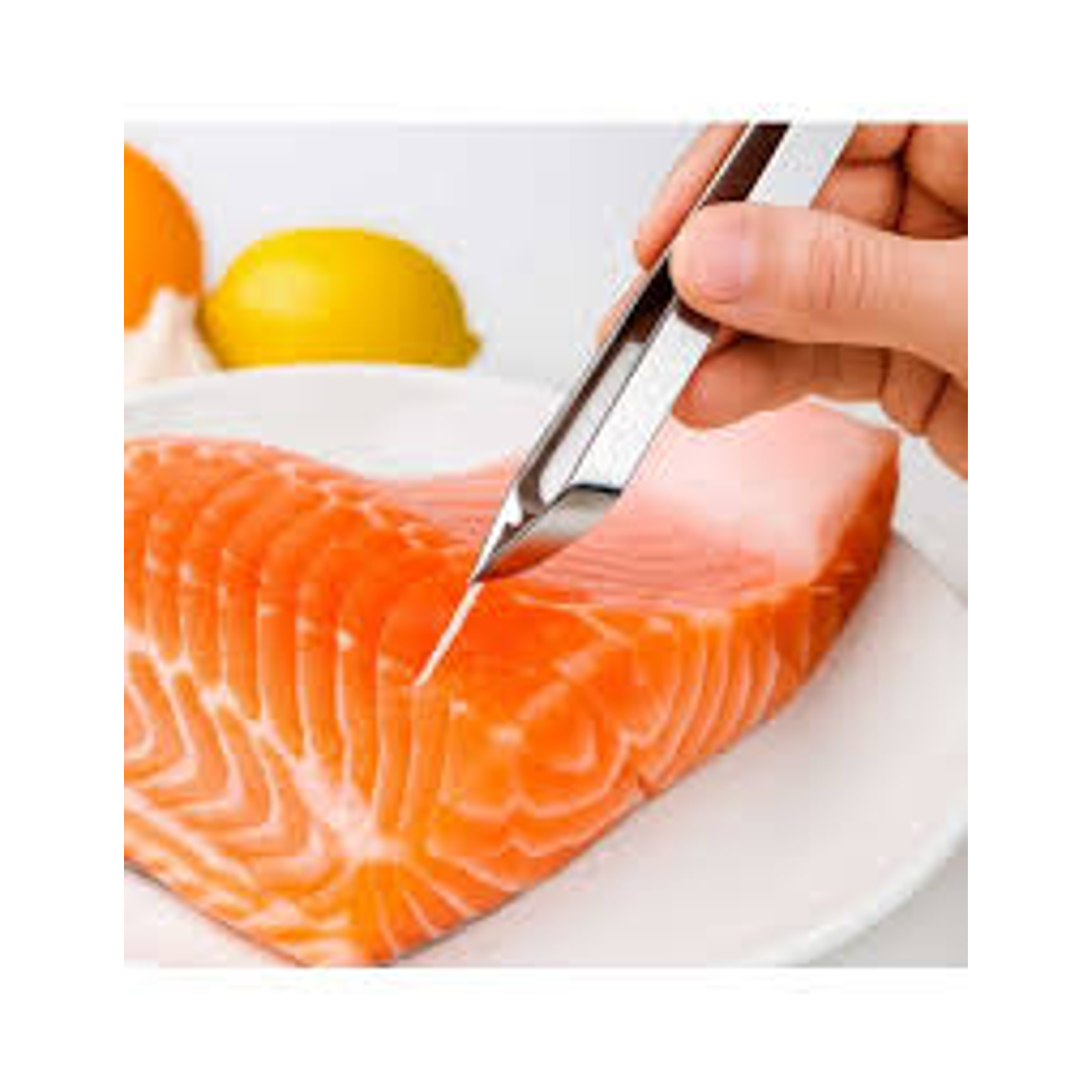 2 Pinzas Culinarias De Acero Inoxidable Espina De Pescado 3