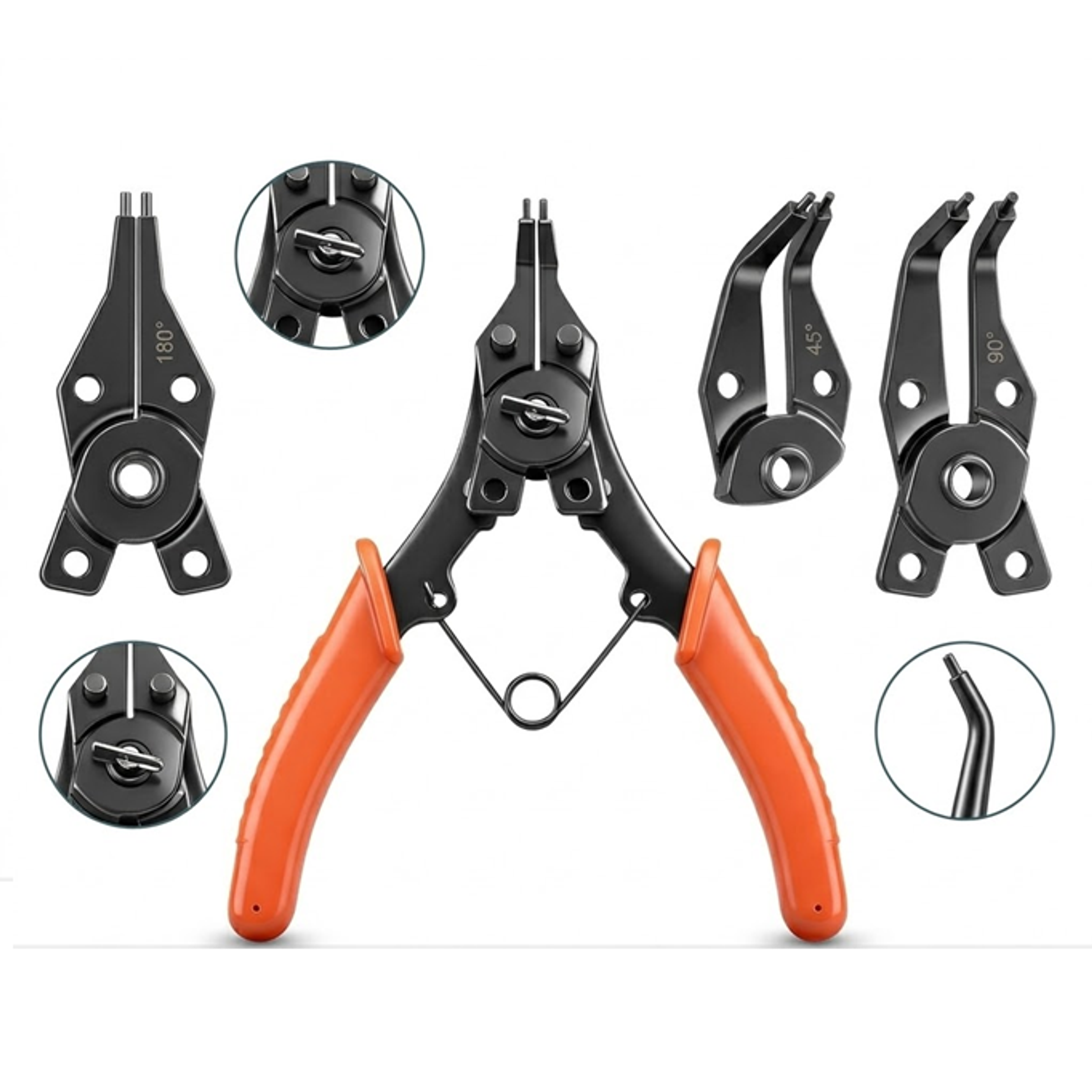 Kit de Pinzas Modulares para Anillos de Retención – 5