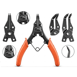 Kit de Pinzas Modulares para Anillos de Retención – 5