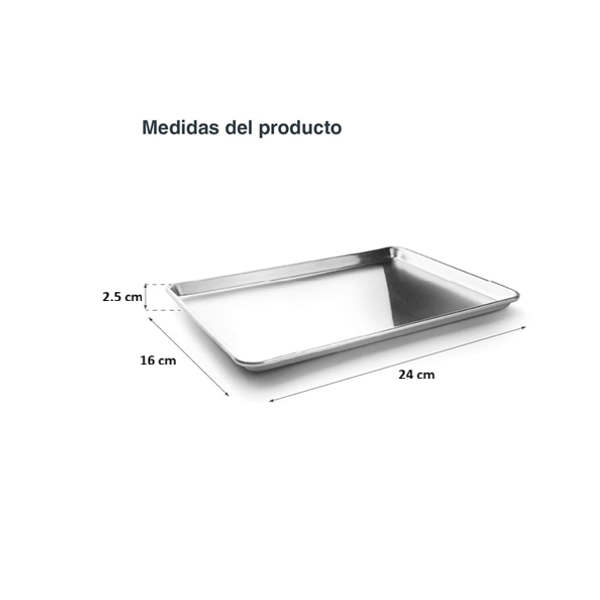 Set x 12 Bandejas de Aluminio 1/8 Tamaño –  24 x 16x 2.5cm Lata Charola Aptas para Horno y Congelador 5