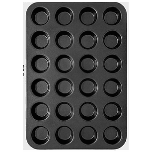 Molde Cupcake Muffin Ponquecillo Capacidad 24 Ud Tamaño Mini Aluminio