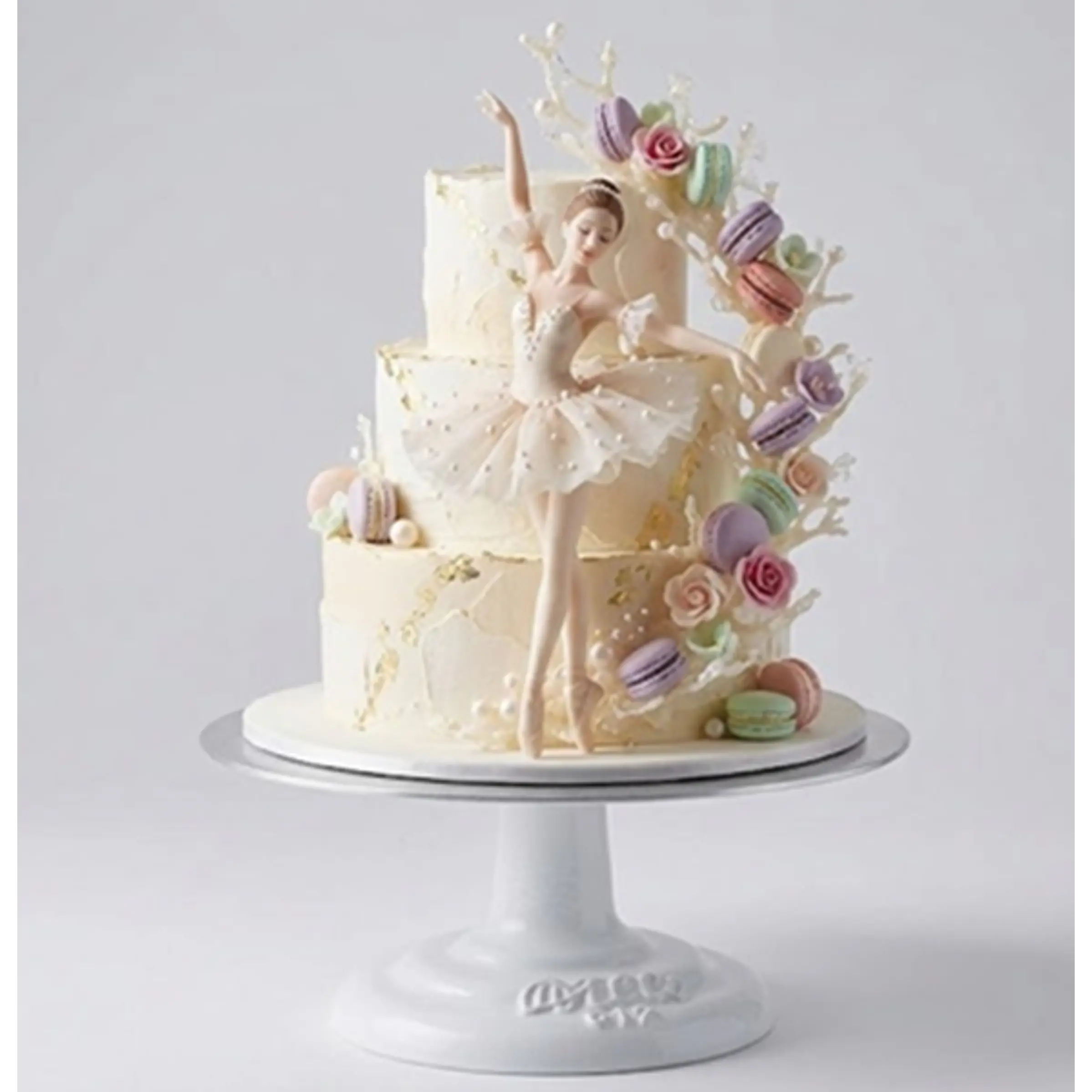 Bailarina Ateco 612 Soporte Pedestal Torta Pastel Pudin Rest 1