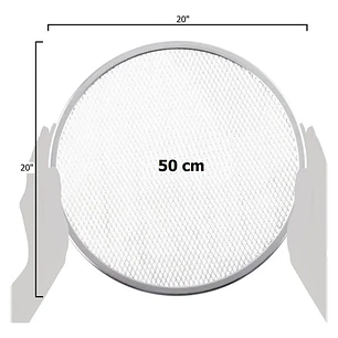 Malla Screen Pizza 50 Cm 20  Perforada Aluminio Restaurante 