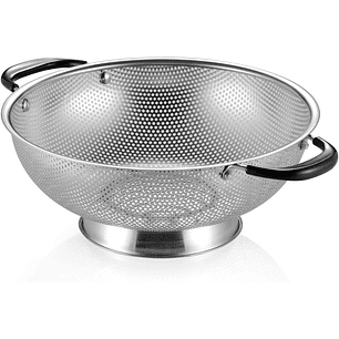Colador Recipiente Acero Inoxidable Escurridores Capacidad de 5 qt (≈4,7 L)