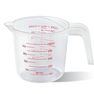 Taza Medidora De Policarbonato 2 Tazas 16oz 500ml Repostería