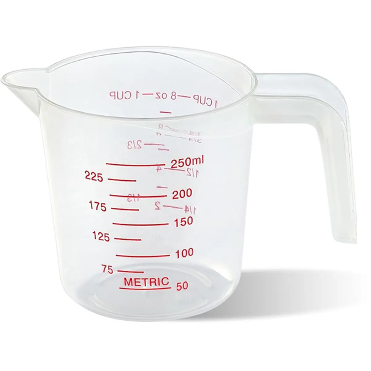 Taza Medidora De Policarbonato 1 Taza 8 Oz 250ml Repostería 1
