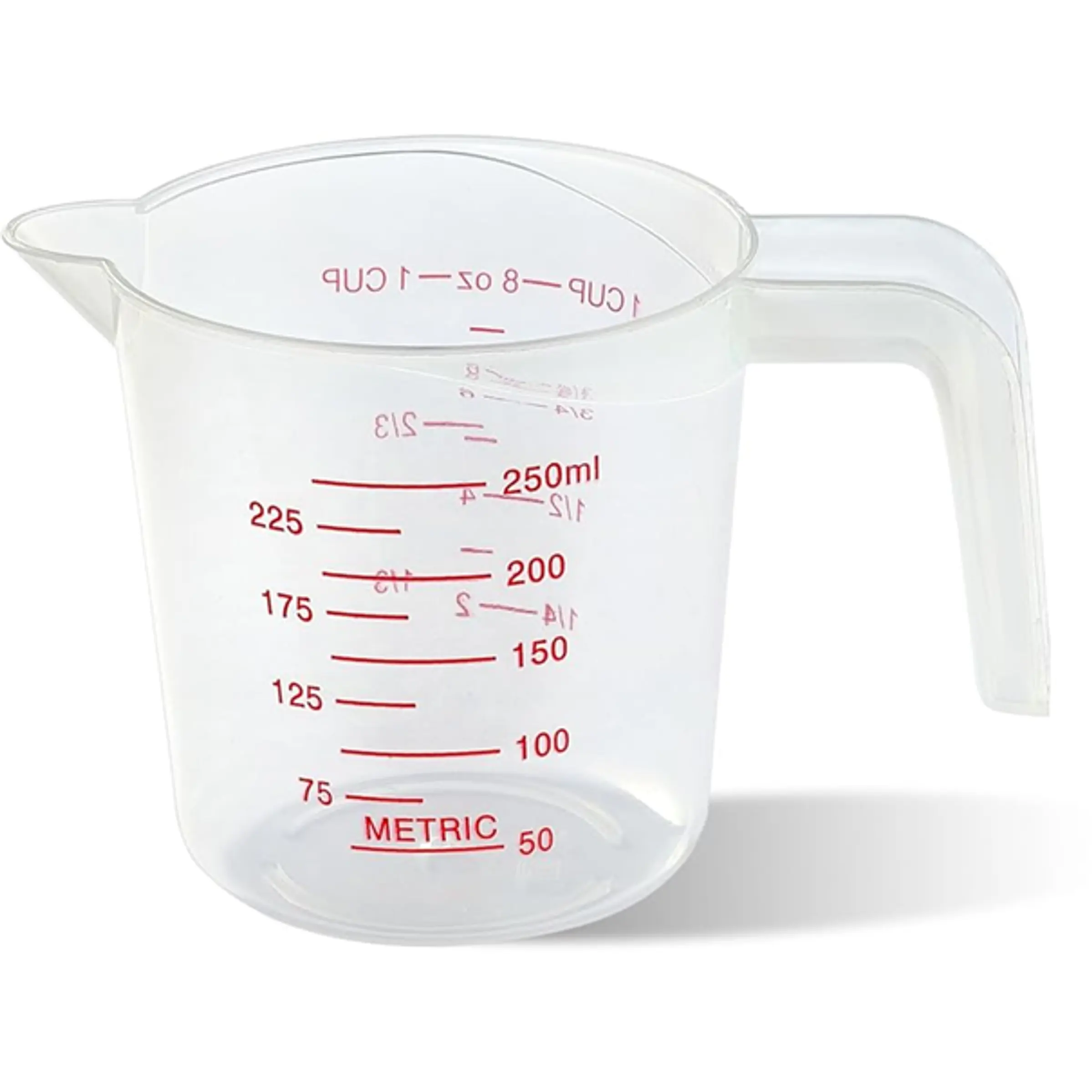 Taza Medidora De Policarbonato 1 Taza 8 Oz 250ml Repostería 1