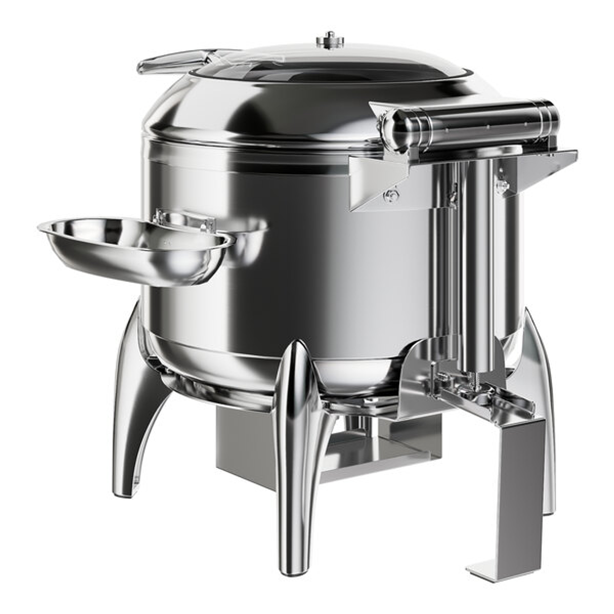 Samovar Redondo De Acero Inoxidable, Cierre Suave Automático Capacidad De 11 Qt (10,4 Litros) 4