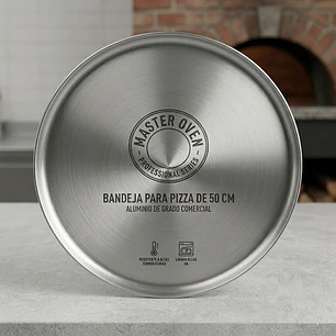 Bandeja Para Pizza 50 Cm O 20 Aluminio Restaurante Pizzeria