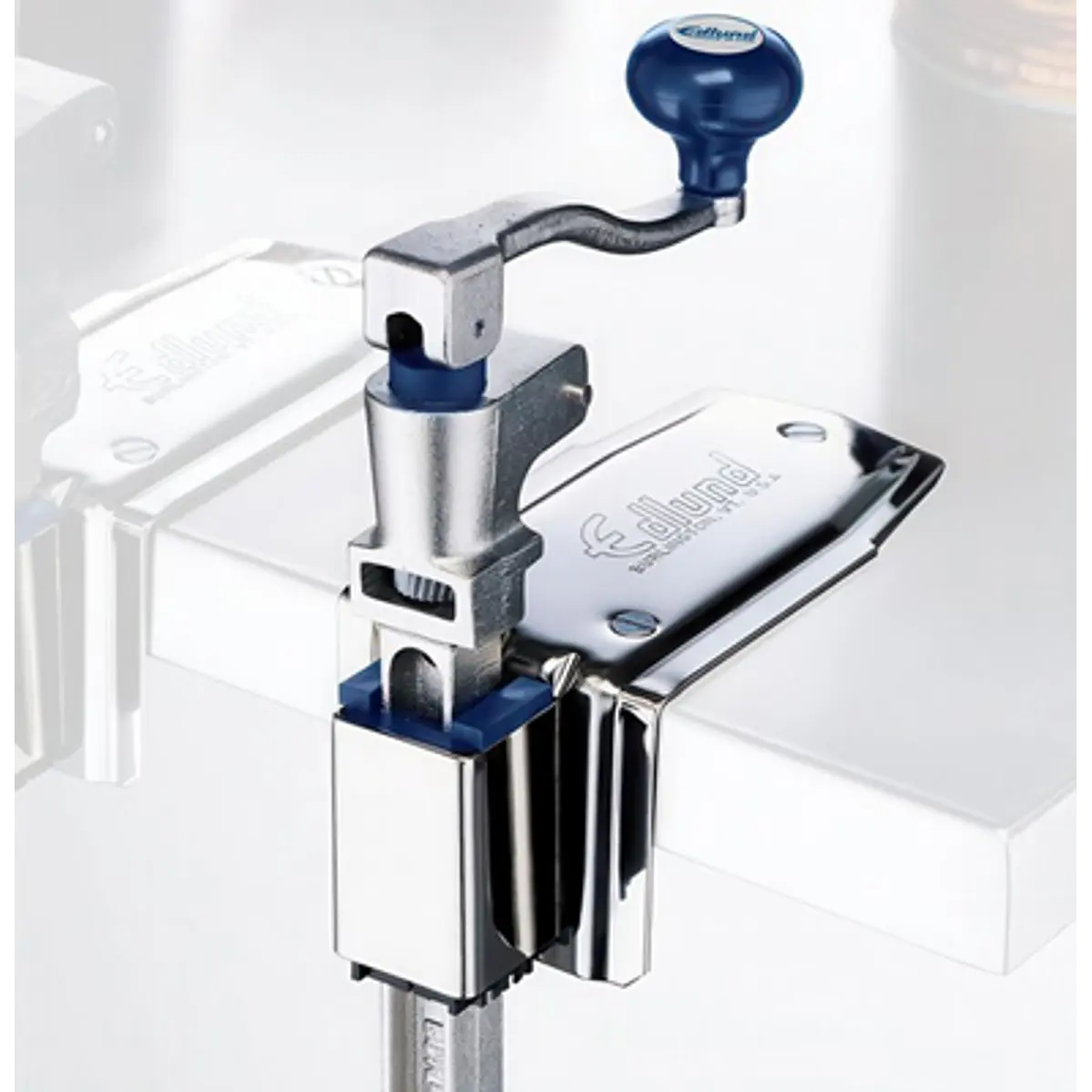 Abrelatas industrial manual tipo pesado, con base de acero inoxidable Hecho en USA 1