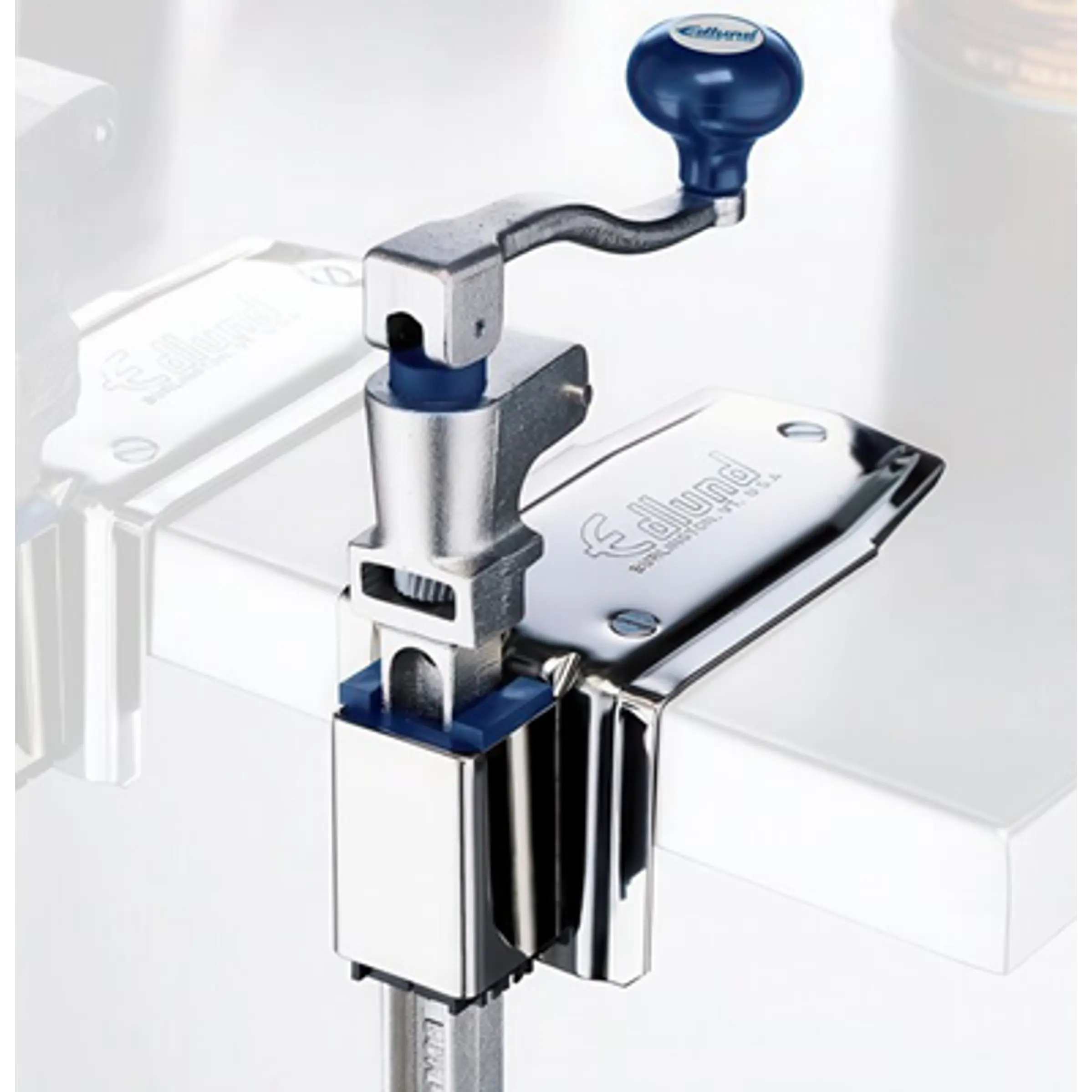 Abrelatas industrial manual tipo pesado, con base de acero inoxidable Hecho en USA 1