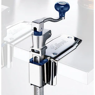 Abrelatas industrial manual tipo pesado, con base de acero inoxidable Hecho en USA