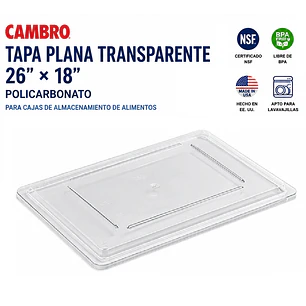 Tapa para Contenedor Caja policarbonato para caja de almacenamiento de alimentos 26