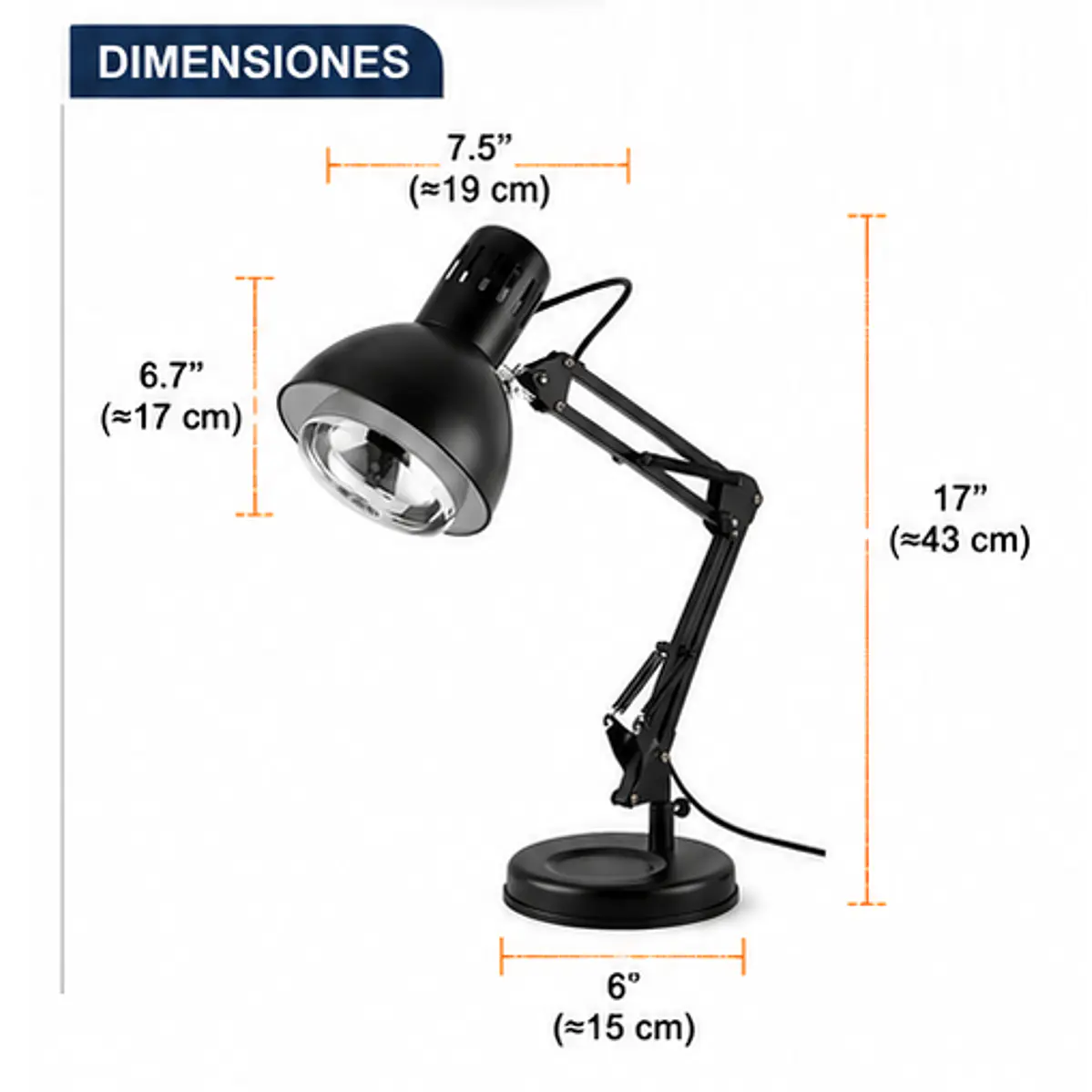 Lámpara de calor de alimentos pantalla giratoria de 360° con bombilla de 250 W 2