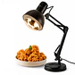 Lámpara de calor de alimentos pantalla giratoria de 360° con bombilla de 250 W - Miniatura 1