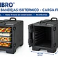 Contenedor CAMBRO Pequeño Isotérmico Para Transportar Alimentos Capacidad 4 Bandejas total 36 Qt (34 litros) - thumbnail 1