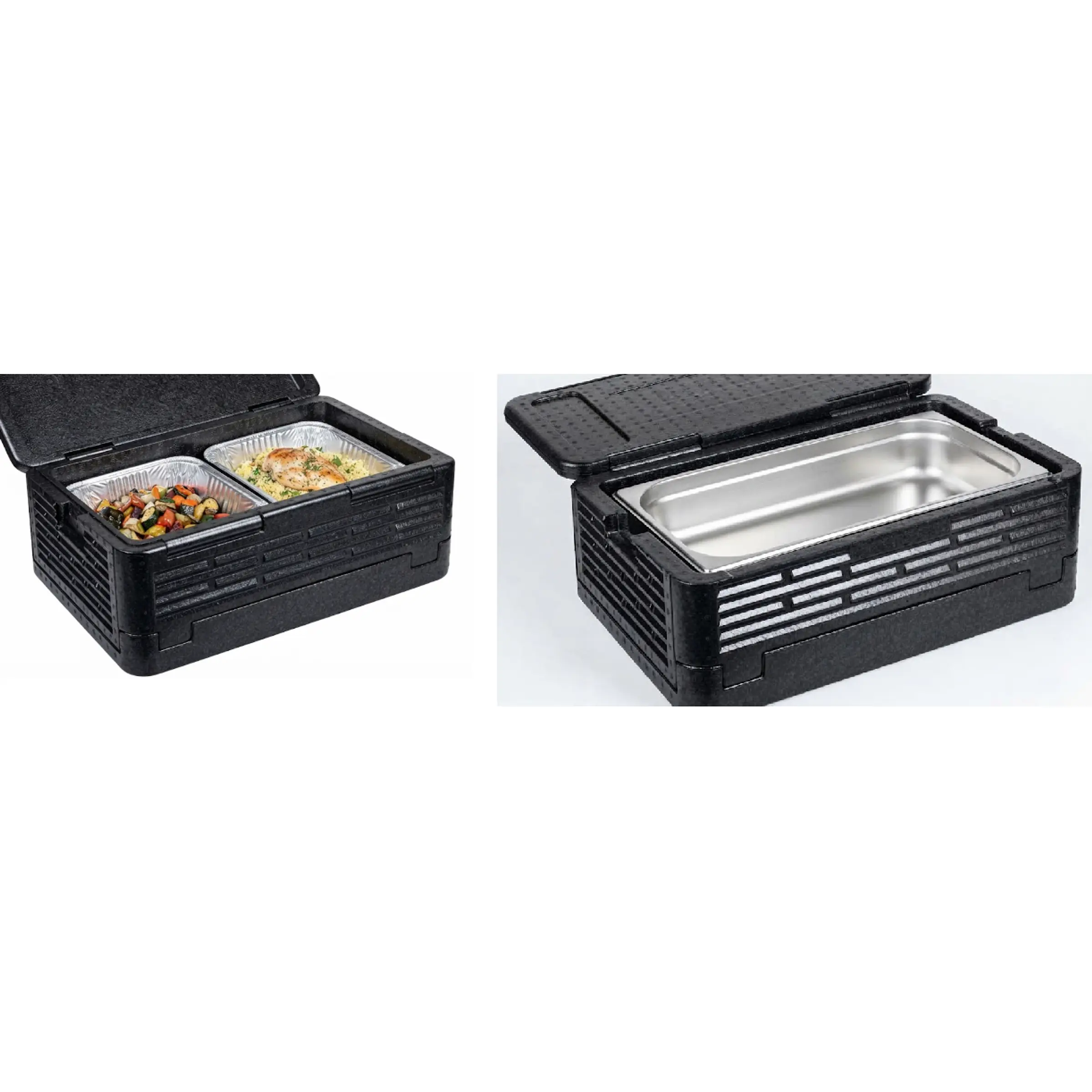 Contenedor Isotérmico de Transporte de Alimentos Apilable – Capacidad 42 Qt (≈40 L)  3