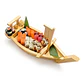 Barco De Madera Para Sushi Roll Sashimi Restaurante Bar – Bandeja de servicio estilo restaurante - Miniatura 1