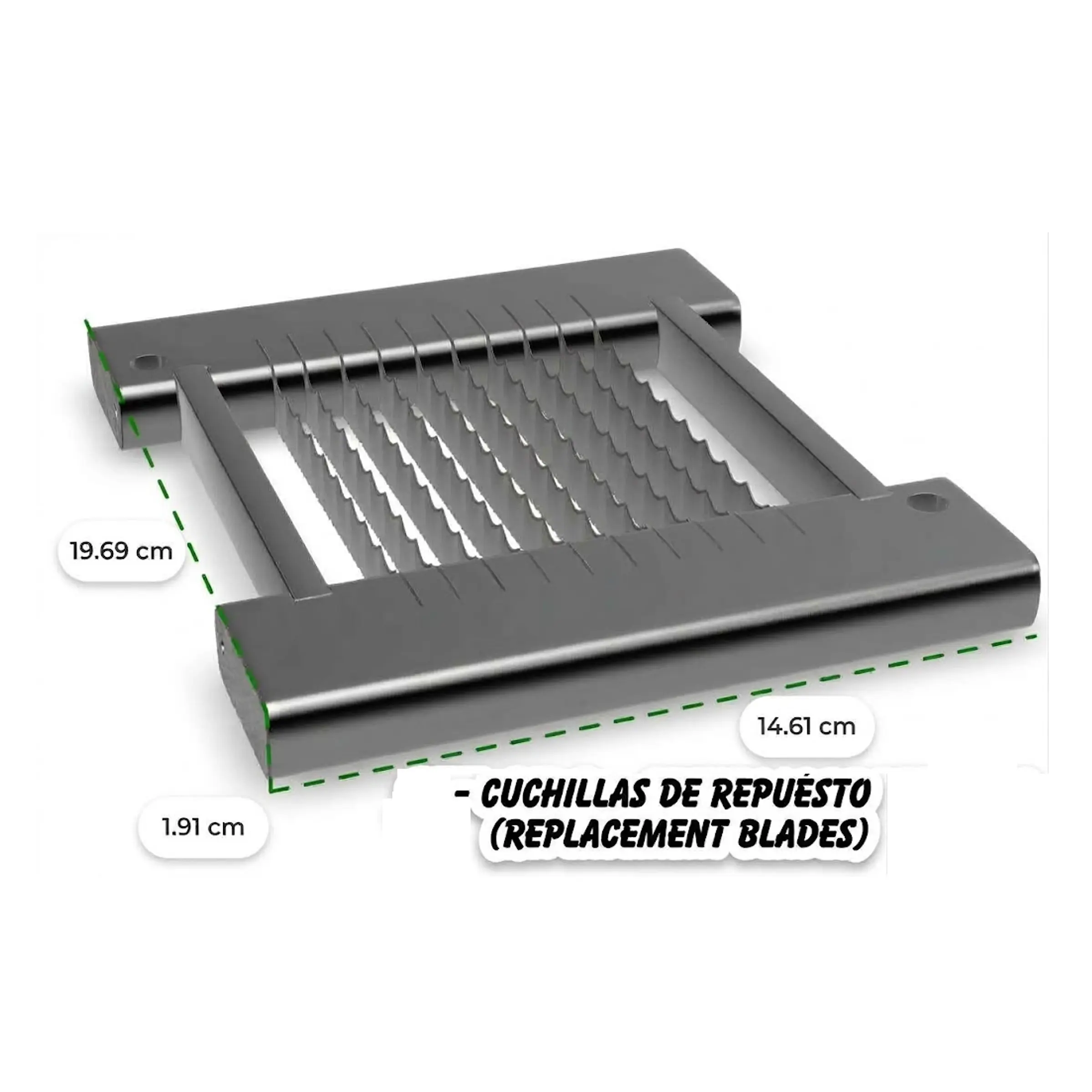Repuesto – Cuchilla 3/16” para Cortador/Tajador de Cebolla Industrial 1