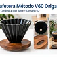 Cafetera Método V60 Origami de Cerámica con Base – Tamaño 02 - thumbnail 1