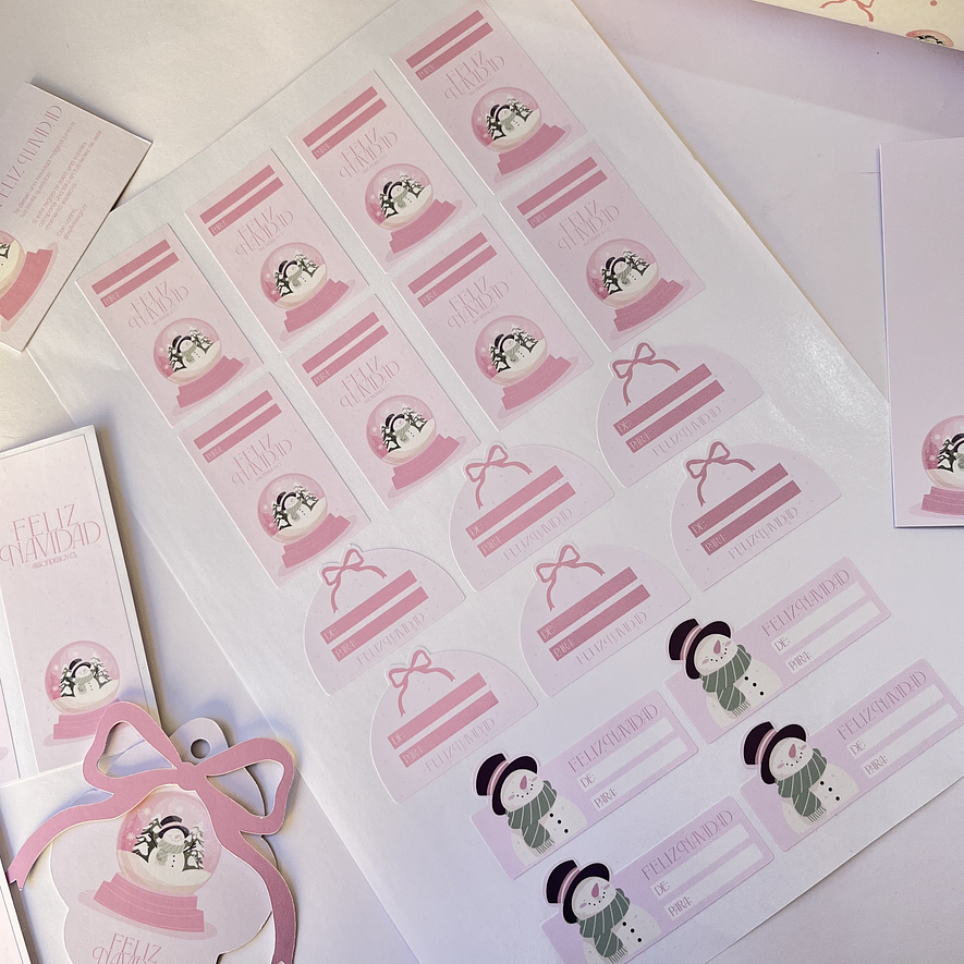 STICKERS DE / PARA CHRISTMAS 4