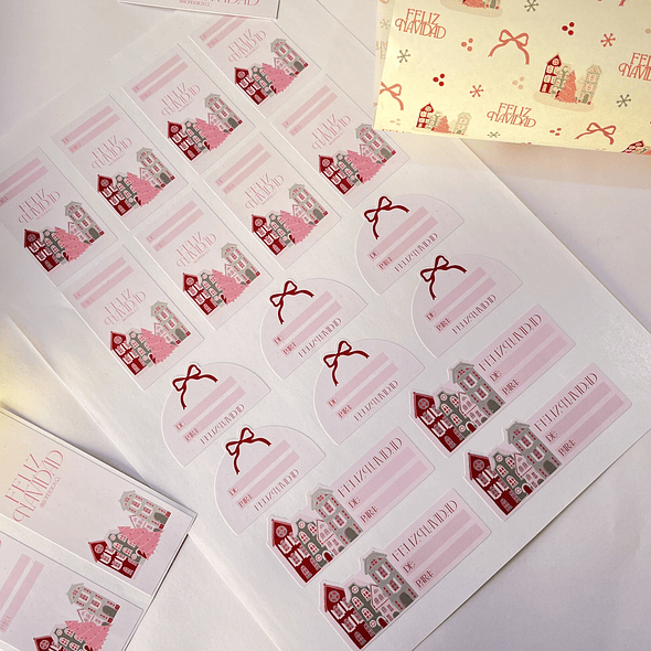 STICKERS DE / PARA CHRISTMAS 3