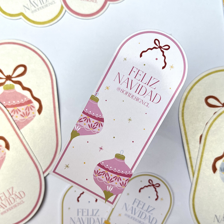 STICKER DE CIERRE CHRISTMAS CANDY 2