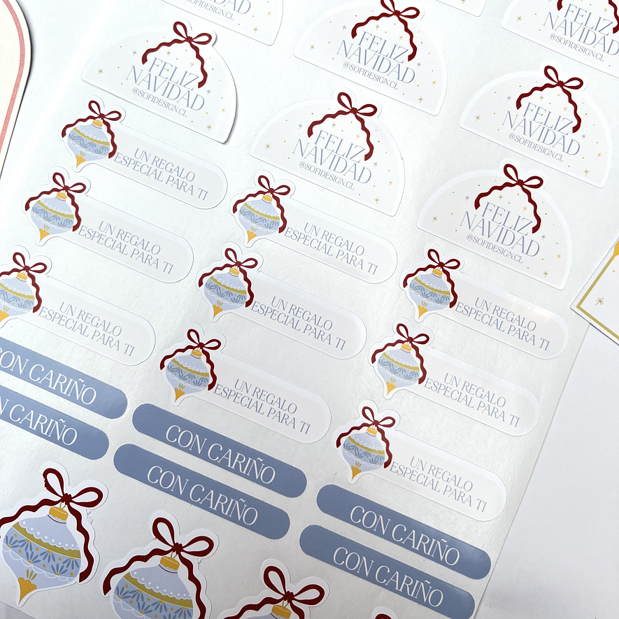 STICKERS DECORATIVOS CHRISTMAS CANDY 4