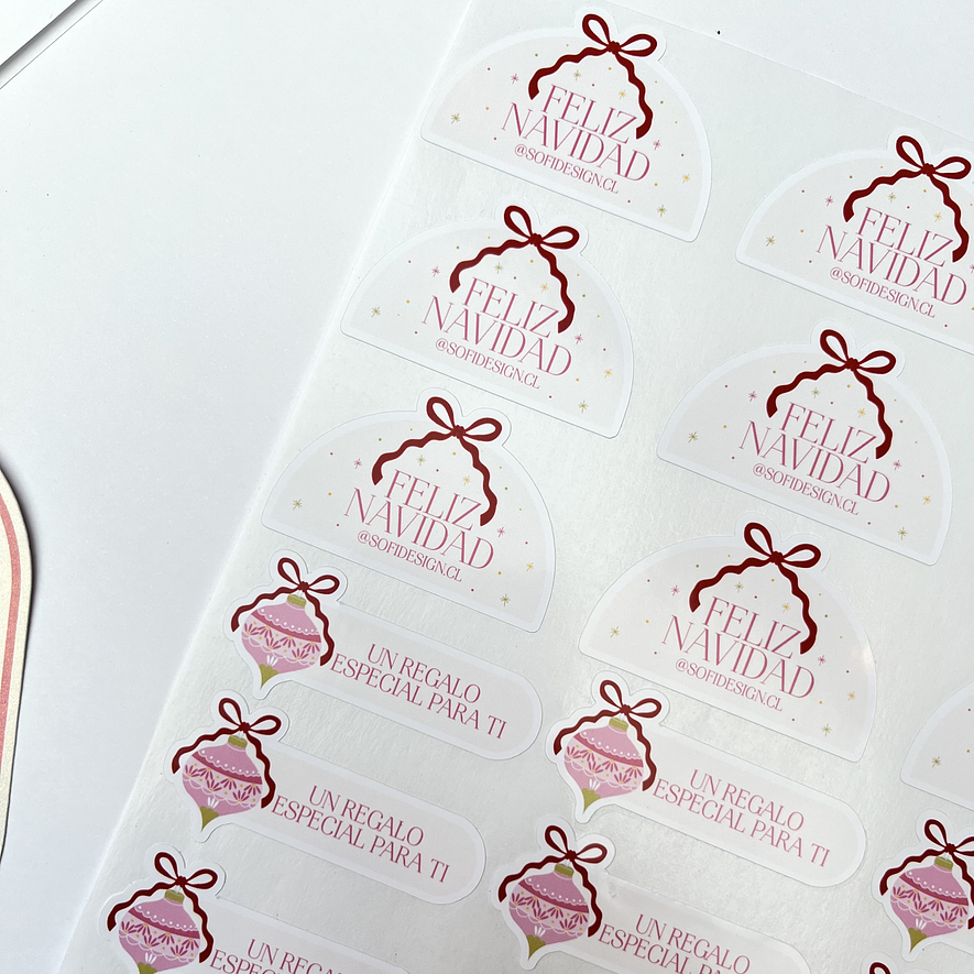 STICKERS DECORATIVOS CHRISTMAS CANDY 1