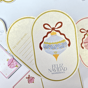 TARJETA DEDICATORIA CHRISTMAS CANDY