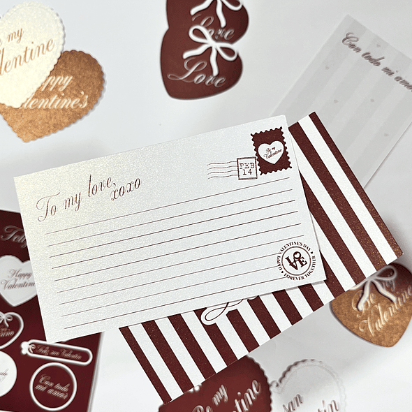 TARJETA DEDICATORIA LOVE LETTERS 2