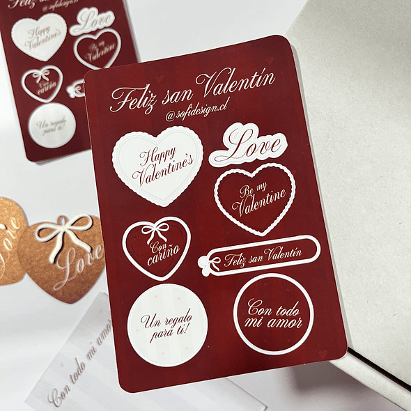 SET DE STICKERS POR MAYOR 15 UN 1