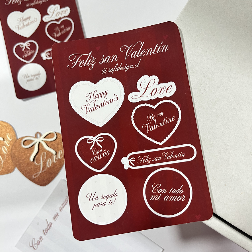 SET DE STICKERS POR MAYOR 15 UN 1