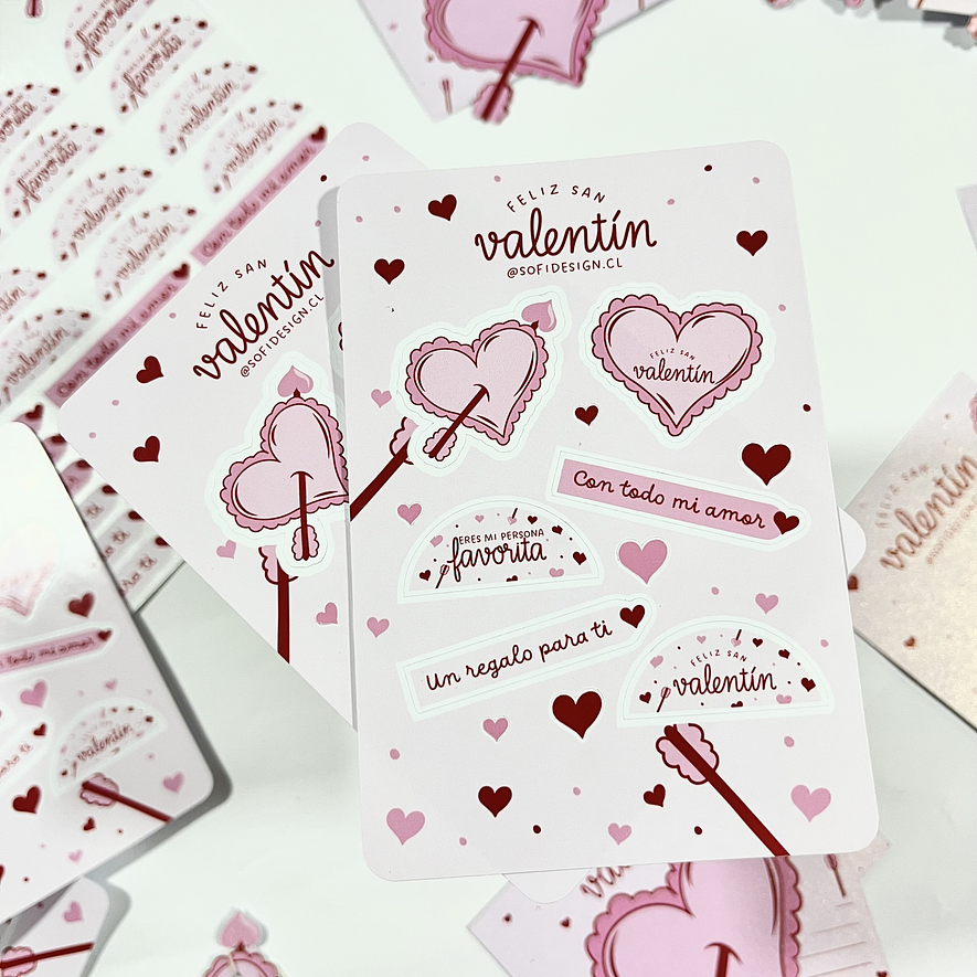 SET DE STICKERS POR MAYOR 15 UN 1