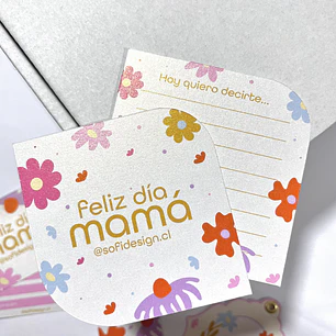 TARJETA DEDICATORIA PRIMAVERAL