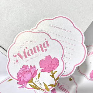 TARJETA DEDICATORIA AMAPOLA