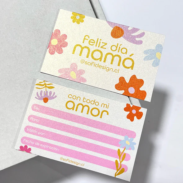 GIFTCARD CON SOBRE PRIMAVERAL - DESDE 25 UN 1