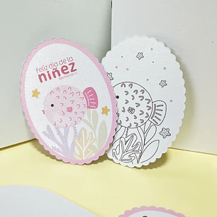 TARJETA COLOREABLE