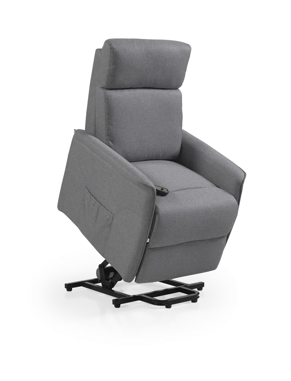 CADEIRÃO RELAX C/ELEVAÇÃO + POUSA PÉS ELÉTRICO C/COMANDO TEC. CINZA 001ZL 60 26 1
