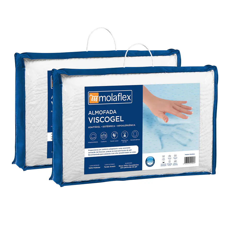 Almofada Molaflex ViscoGel (Pack de 2 unidades) 1