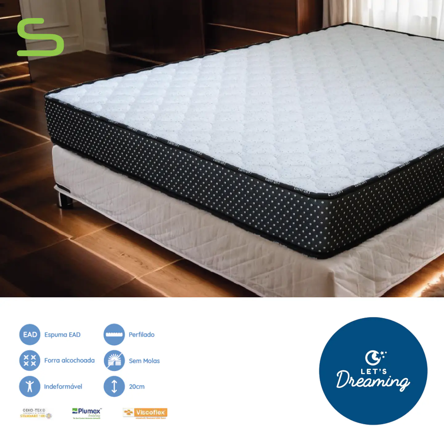 COLCHÃO Let´s Dreaming EcoRoll D23 - (envio gratuito) 3