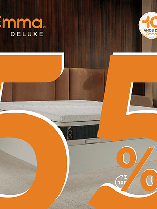 Colchão Emma Deluxe Hybrid Diamond Cool® (Degree) - Envio Gratuito