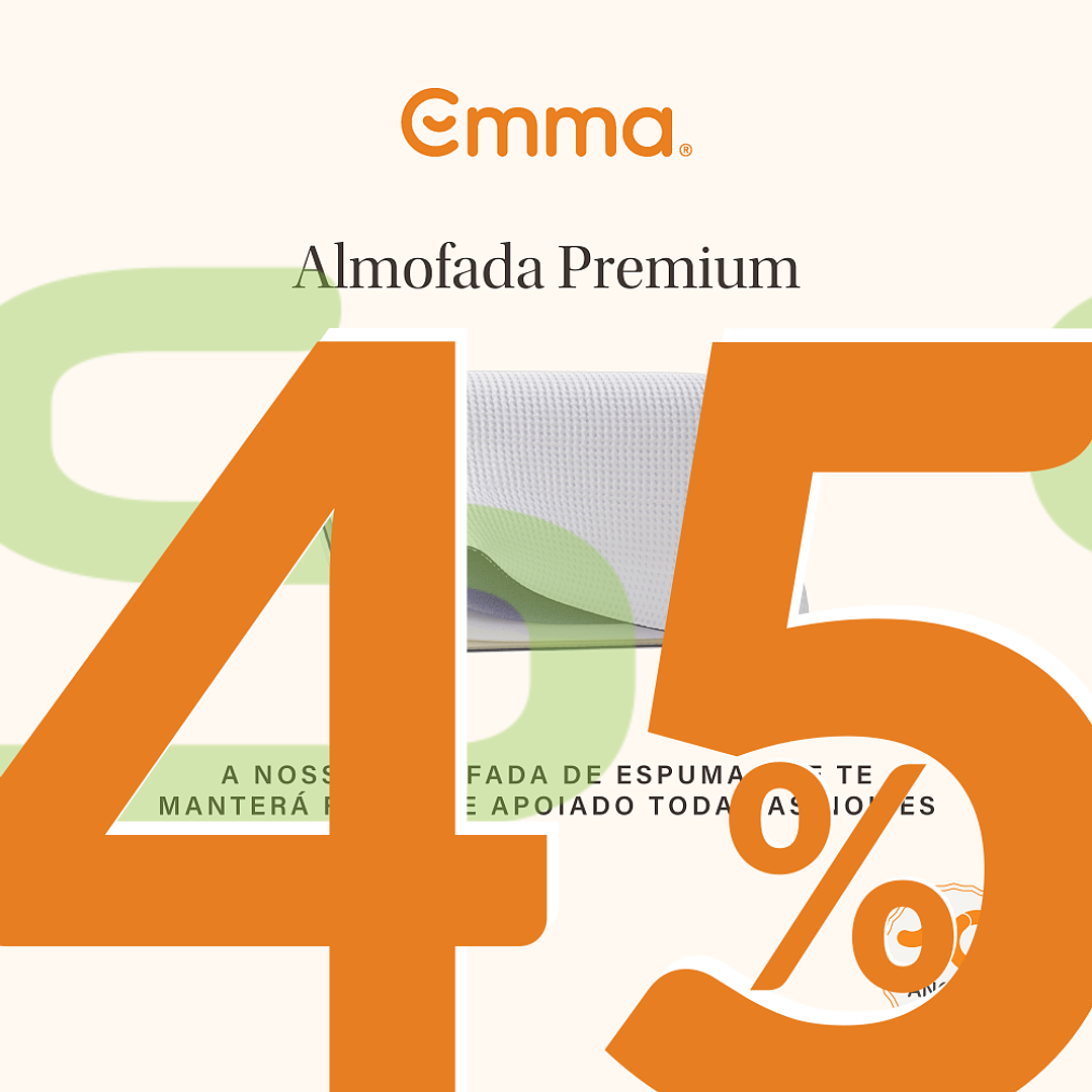 Almofada Emma Premium 70x40 cm (Envio Gratuito) 1
