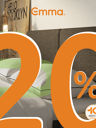 Almofada Emma MICROFIBRA 2.0 70x40 cm (Envio Gratuito)