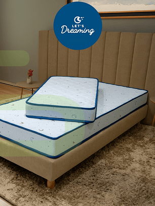 COLCHÃO Let´s Dreaming KIDSLEEP p/bebé (11 e 16 cm de altura - envio gratuito)